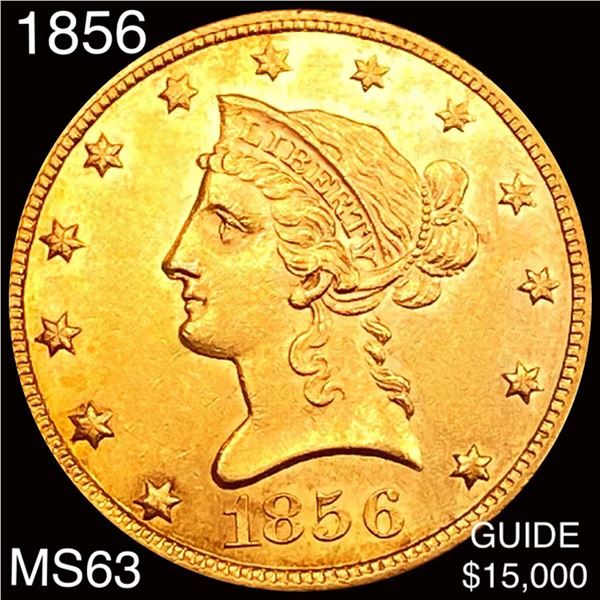 1856 $5 Gold Half Eagle