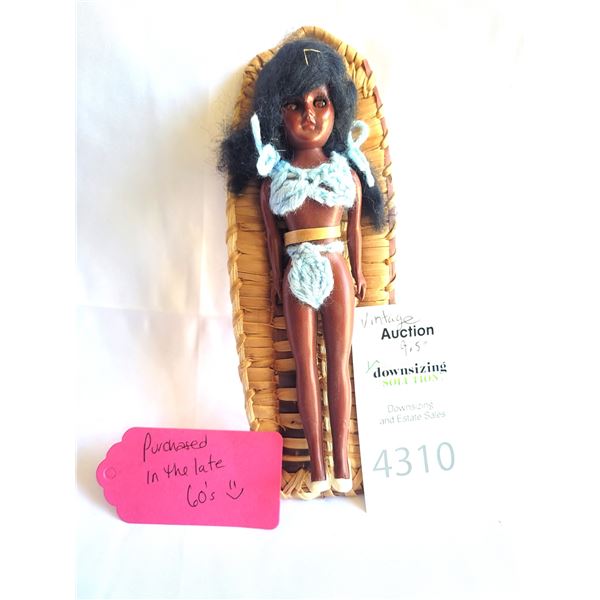 Vintage Weaved Mat for Doll A