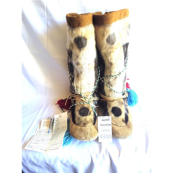 Mukluks by Ruth Negeonak  A