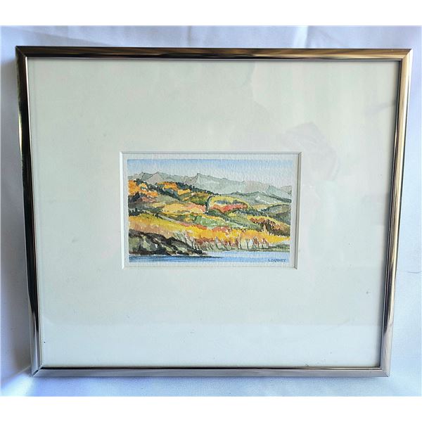 Linda Carney, Chain Lake Water Colour A