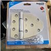 Image 2 : 10 NEW HEAVY DUTY GATE HINGES, SATIN NICKEL