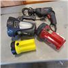 Image 1 : THREE FLASHLIGHTS AND A CRAFTSMAN DRILL