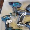 Image 2 : ASSORTED MAKITA DRILLS AND IMPACT GUN, NO BATTERIES