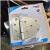 Image 2 : 10 NEW HEAVY DUTY GATE HINGES, SATIN NICKEL
