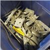 Image 2 : TOTE OF JOIST HANGERS AND SHOP HEATER