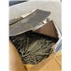 Image 2 : CASE OF 3 INCH COMMON NAILS AND CASE OF #8 X 1/2 INCH SELF DRILLING SCREWS