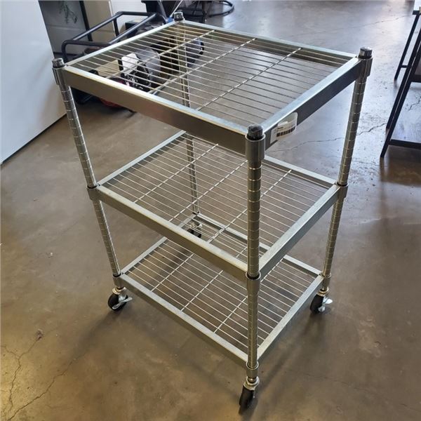 ROLLING SHELF 24" X 18" X 36" TALL