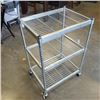 Image 2 : ROLLING SHELF 24" X 18" X 36" TALL