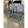 Image 2 : BRAND NEW SET OF 2  PATIO SLING GLIDER CHAIRS