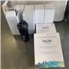 Image 1 : 6 NEW METAL PROTEIN SHAKER CUPS AND 2 CASES OF INDIVIDUALLY WRAPPED BIO DEGRADEABLE STRAWS, 400 STRA
