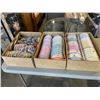 Image 1 : 3 TRAYS OF ASSORTED RIBBON, VARIOUS SIZES AND COLORS