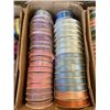 Image 3 : 3 TRAYS OF ASSORTED RIBBON, VARIOUS SIZES AND COLORS