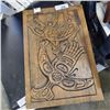 Image 3 : WOOD ART CARVINGS, ONE IS "HAND" SIGNED