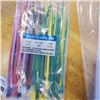 Image 2 : 2 BAGS OF NEW ZIP TIES 200 TOTAL