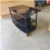 Image 2 : 3 TIER GLASS TV STAND