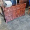 Image 1 : 7 DRAWER DRESSER WITH CUPBOARD