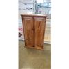 Image 1 : WOODEN STORAGE CABINET, 50" X 32"