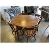 Image 1 : DROP SIDE TABLE WITH FOUR CHAIRS