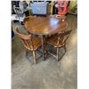 Image 2 : DROP SIDE TABLE WITH FOUR CHAIRS