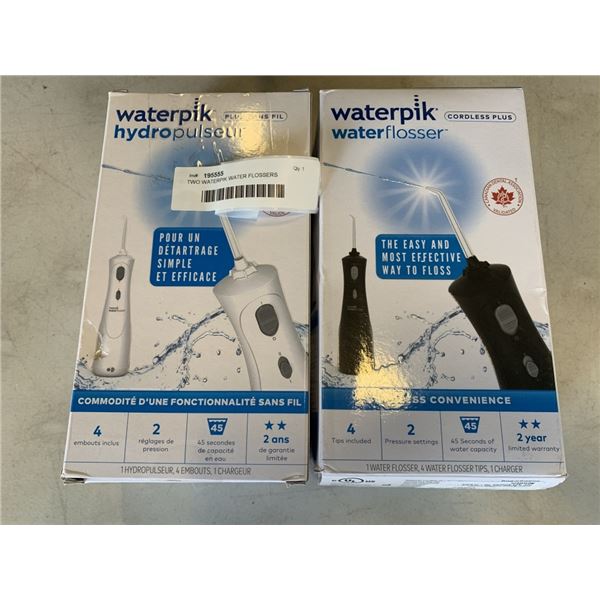 TWO WATERPIK WATER FLOSSERS