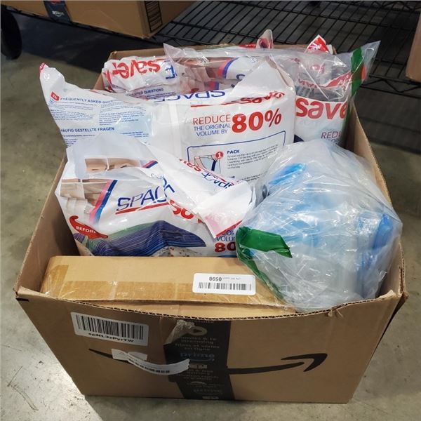 ASSORTED SPACE SAVER BAGS