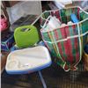 Image 1 : CRIB LINER AND FISHER PRICE TRAINING SEAT