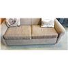 Image 2 : GREEN HIDE-A-BED WITH ACCENT PILLOWS