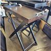 Image 2 : FOLDING STANDS WITH REMOVABLE SERVING TRAYS