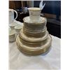 Image 8 : 33 PIECES NORITAKE MADE IN JAPAN PACIFIC MAJESTY CHINA  - PLATES, TEA CUPS, TEAPOT, CREAM AND SUGAR