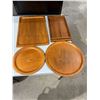 Image 1 : Teak trays