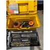 Image 1 : Dewalt toolbox with holes saws and drillbits