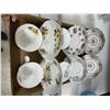 Image 1 : Royal Albert tea, cups, and saucers with stands
