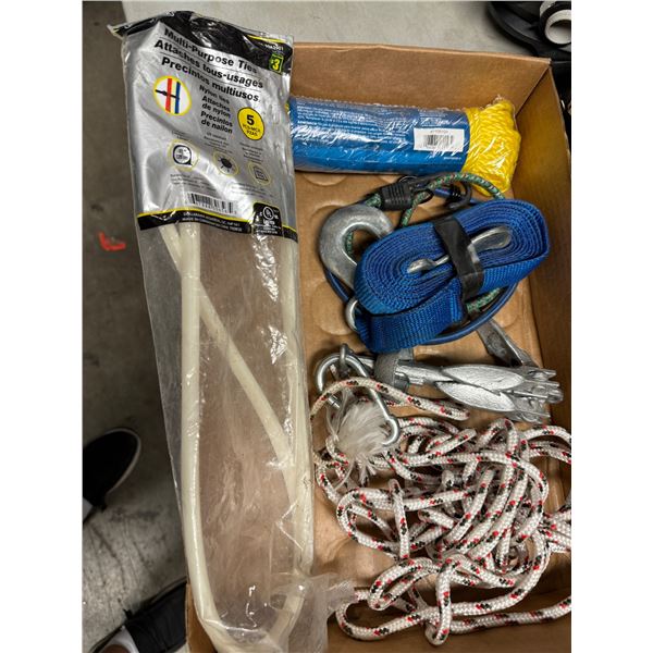 Anchor rope and straps