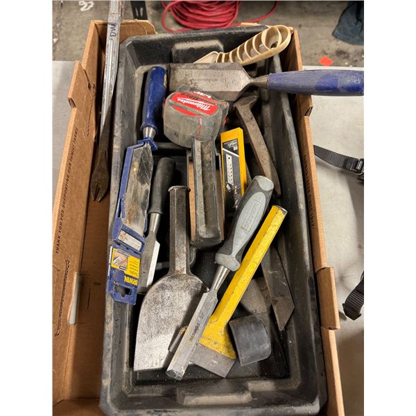 Chisels and other items