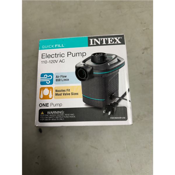 Intex quick pump