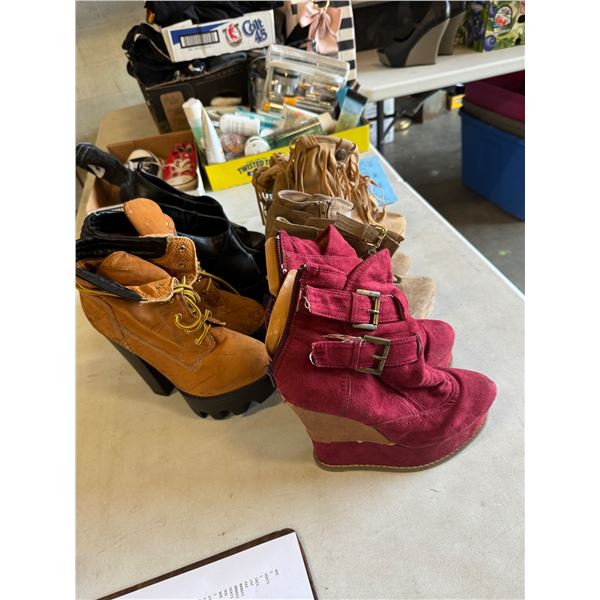 Assorted shoes size 7 to 8