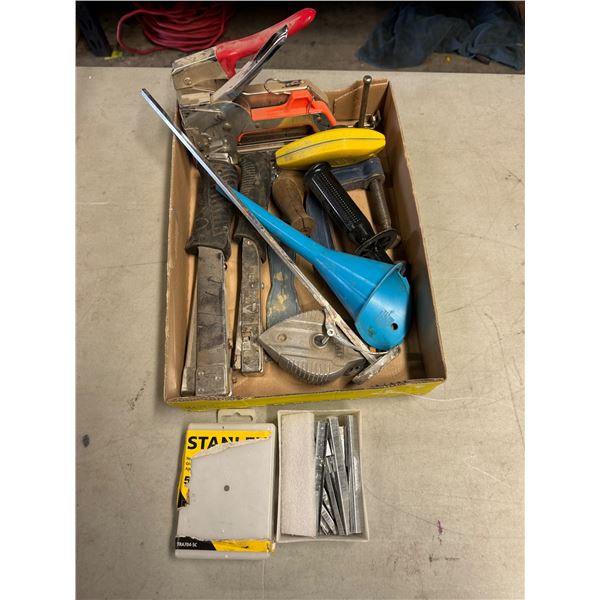 Stapler, truck lines clamp other tools