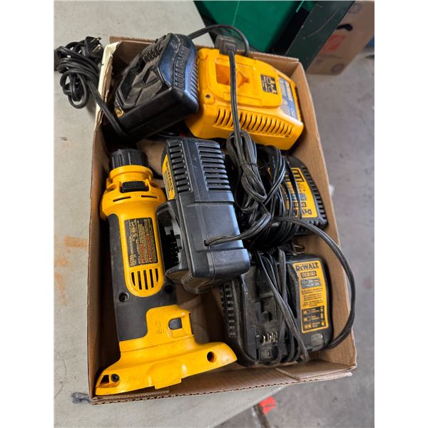 Dewalt Chargers and cut off tool no batteries