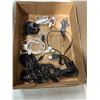 Image 1 : Assorted headphones and other