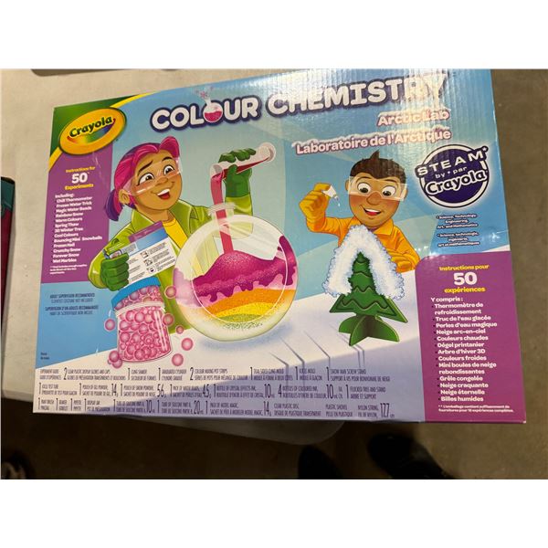 Crayola color chemistry, arctic lab