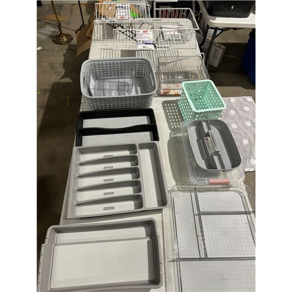 Storage solutions and organizers