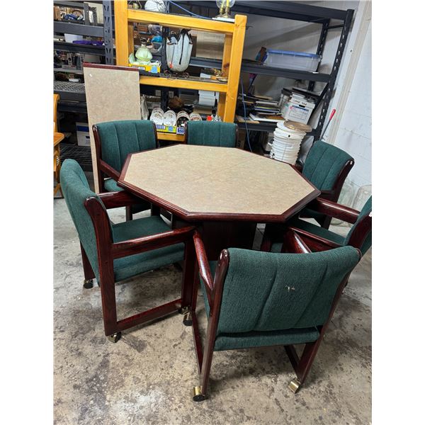 Table And Chairs with leaf