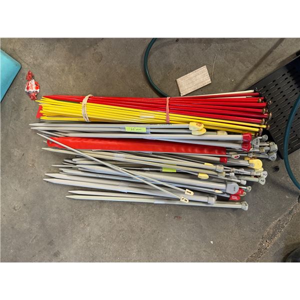 Lot of over 100 Knitting Needles