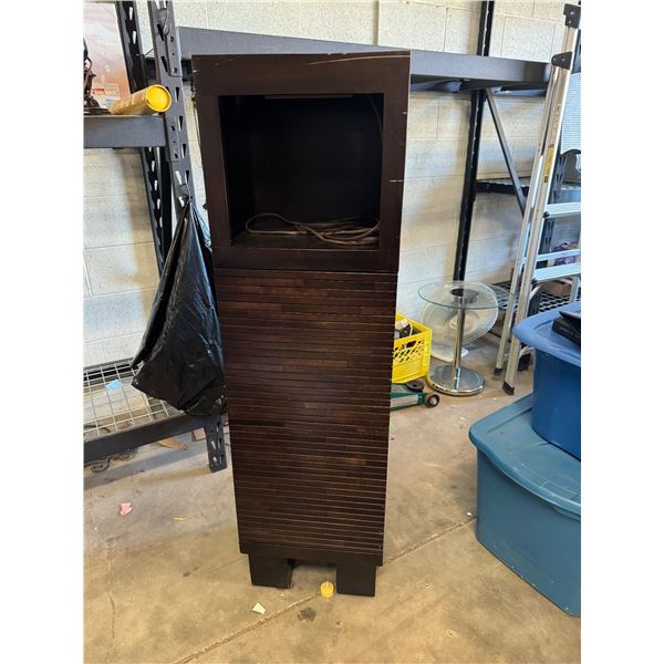 Cabinet with light 15 3/4 12 1/2 x 15 1/4 tall