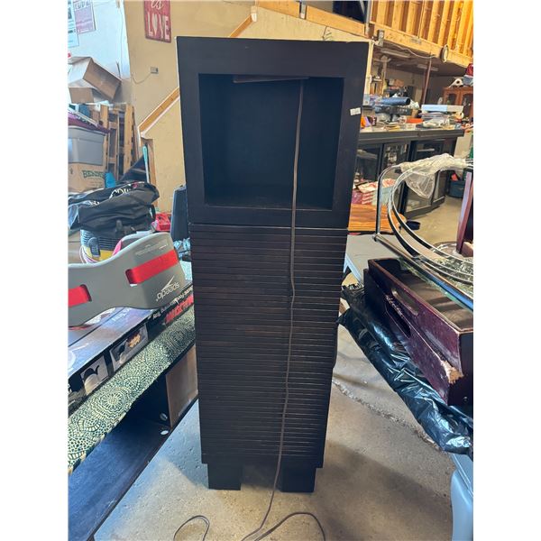 Cabinet with light 15 3/4 12 1/2 x 15 1/4 tall