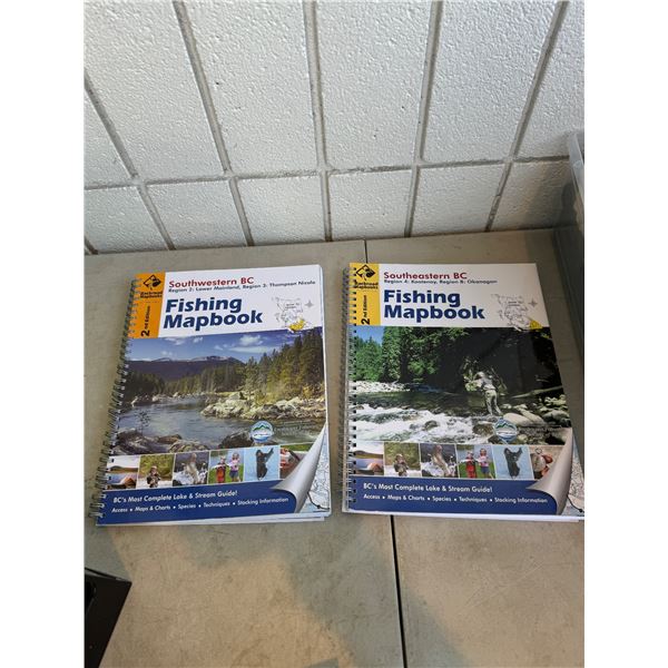 Fishing map books