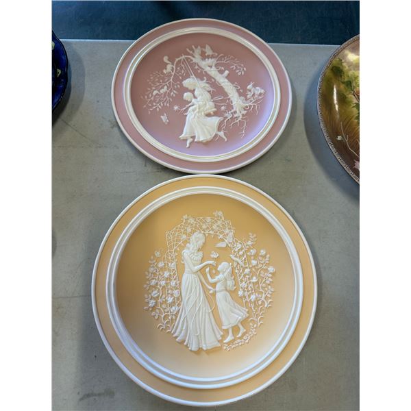 Franklin porcelain plates