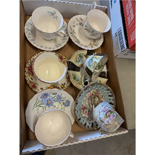 Tea cups and saucers