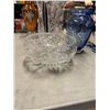 Image 2 : Vases and footed crystal bowl