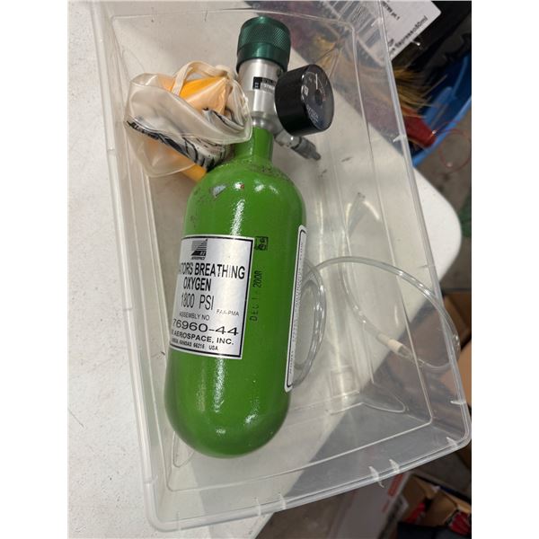 Oxygen breathing item